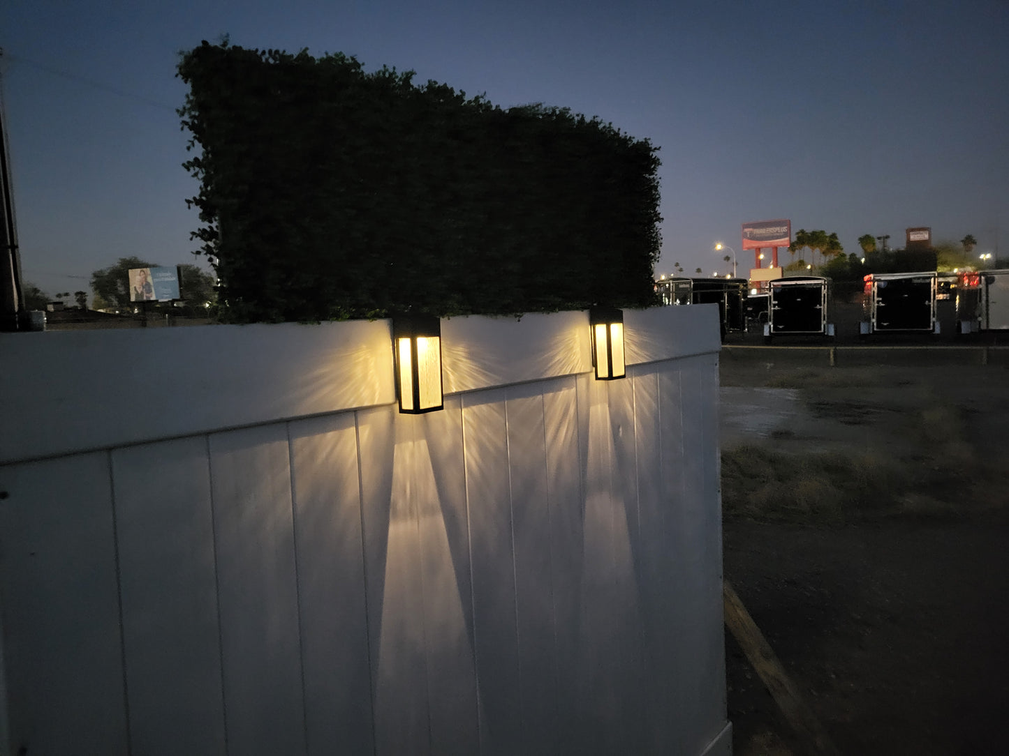 Haven Hedges Privacy System for Vinyl Fences (4 Panel Package)